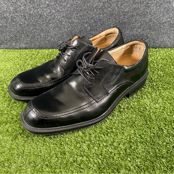 Florsheim Shoes Mens 9D Billings Split Moc Toe Oxford Black Leather 13113-001 main image 6